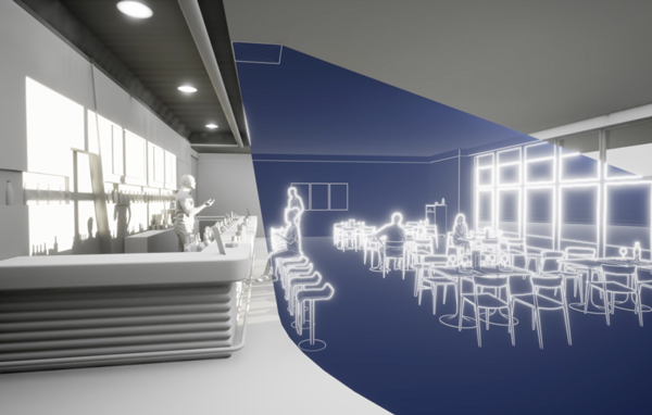 EdgeMax LP 揚聲器垂直覆蓋角度演示圖